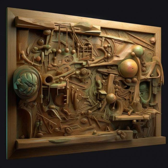 نموذج ثلاثي الأبعاد لآلة CNC 3D Art 